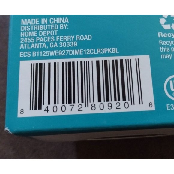 9-Pack EcoSmart B11 Candle Dimmable Glass Filament Vintage LED Light Bulb White - Picture 6 of 7